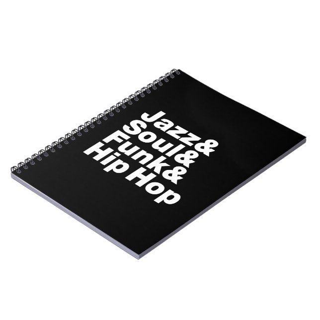 Jazz & Soul & Funk & Hip Hop Notebook (Left Side)