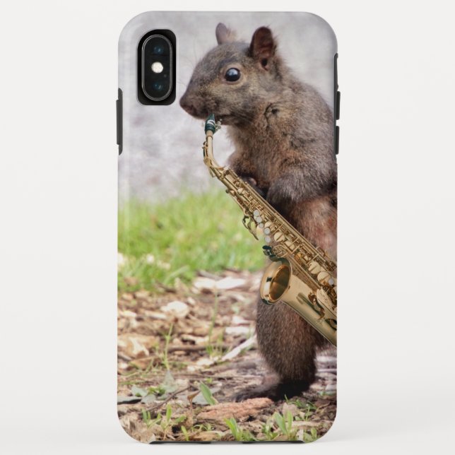 Jazz Squirrel iPhone XS Max Case (Back)