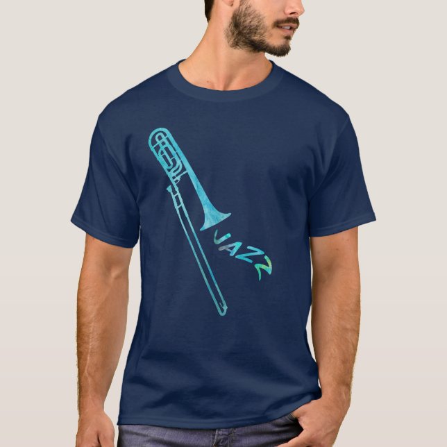 Jazz Trombone T-Shirt (Front)