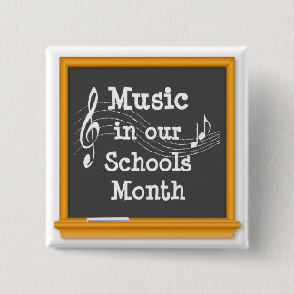 Jazz Up Your Jacket, Celebrate Music! 15 Cm Square Badge