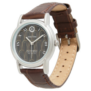 Jazz Watch- women's art deco dial Watch