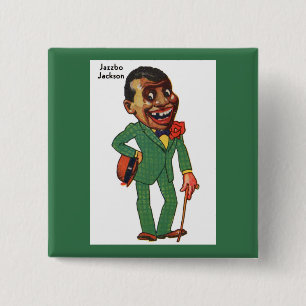 Jazzbo Jackson 15 Cm Square Badge