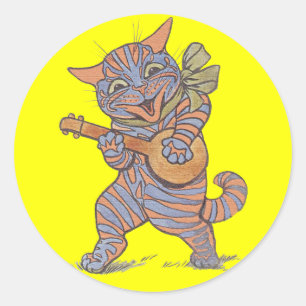 Jazzy Cat Sticker