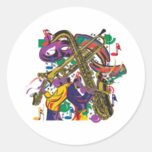 JAZZy Classic Round Sticker