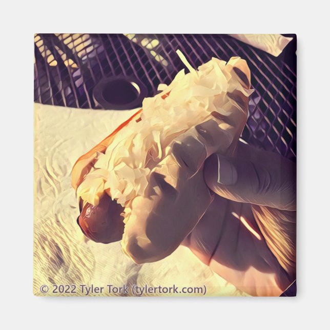 Jazzy Dog magnet (Front)