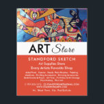 Jazzy Graffiti Art, Art Supplies Store Flyer<br><div class="desc">Jazzy Graffiti Art,  Art Supplies Store Advertising Flyer by The Business Card Store.</div>