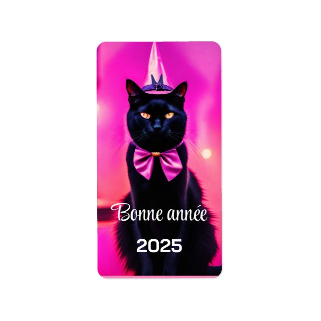 Jazzy Kitty   - Bonne année Label (Front)