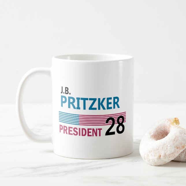 JB Pritzker 2028 Coffee Mug (With Donut)