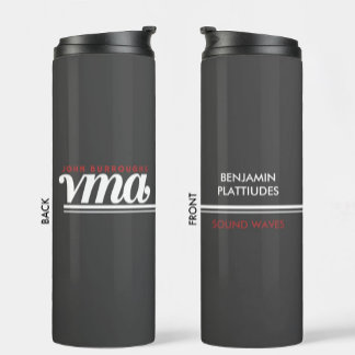 JBHS VMA Black with White Logo Customisable Thermal Tumbler