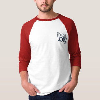JBoss Tools Embraced Wordle Raglan 3/4 Red v2 T-Shirt