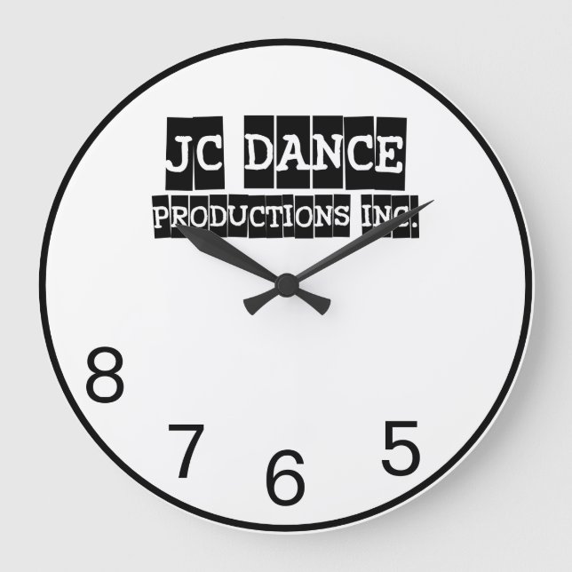 JC Dance Productions, Inc. Clock (Front)