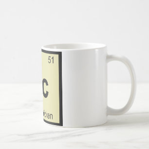 Jc - Jerk Chicken Chemistry Periodic Table Symbol Coffee Mug