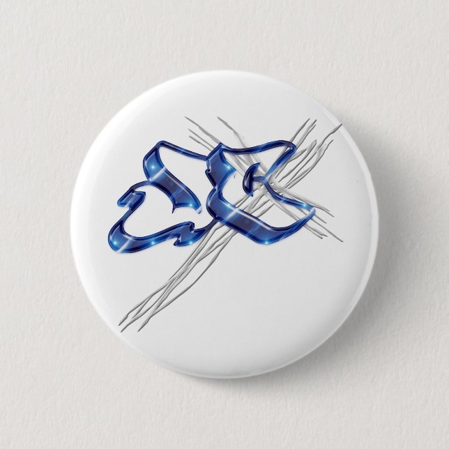 JC Jesus Christ Graffiti 6 Cm Round Badge (Front)