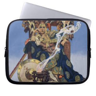 JC Leyendecker Queen Maeve Celtic Warrior Laptop Sleeve