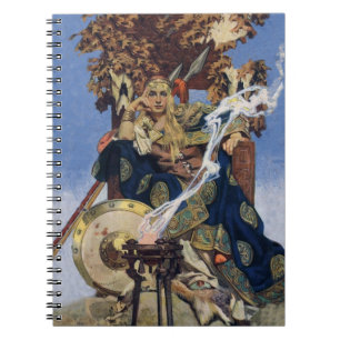 JC Leyendecker Queen Maeve Celtic Warrior Notebook