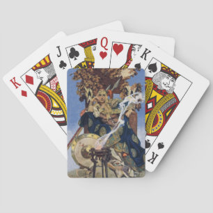 JC Leyendecker Queen Maeve Celtic Warrior Playing Cards