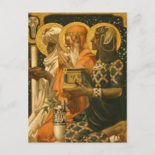 JC Leyendecker Three Wise Men Vintage Christmas Postcard