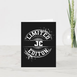 Jc Limited Edition Funny Personalised Name Joke Gi Card
