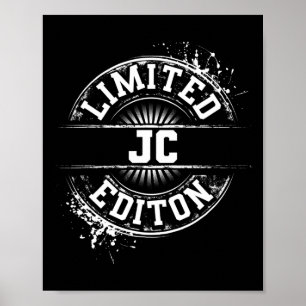 Jc Limited Edition Funny Personalised Name Joke Gi Poster