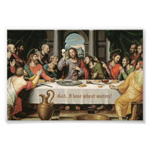 jc loves wafers photo print