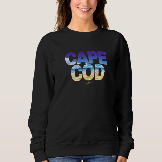 Jcombs Cape Cod Massachusetts Beach Sweatshirt (Front)