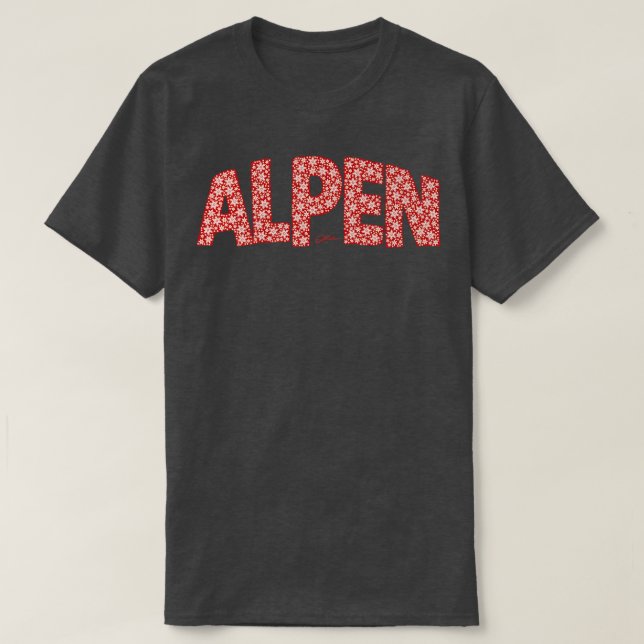JCombs German Alps with Snow  T-Shirt (Design Front)