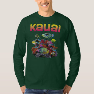 JCombs Kauai Hawaii Reef Coral Fish T-Shirt