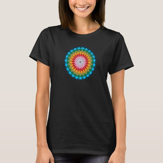 JCombs Ornamental Tiling Pattern Mandala Premium_2 T-Shirt (Front)