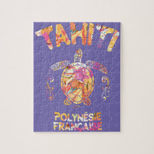 jcombs tahiti, french polynesia, sea turtle sweat jigsaw puzzle