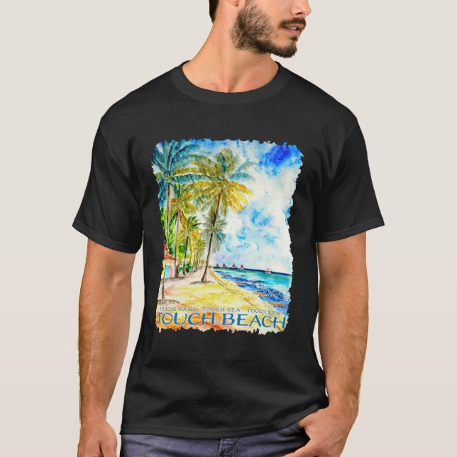 JCombs Touch Beach T-Shirt (Front)
