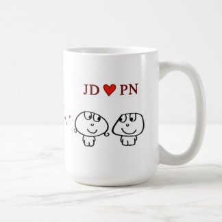 "JD heart PN" Coffee Mug