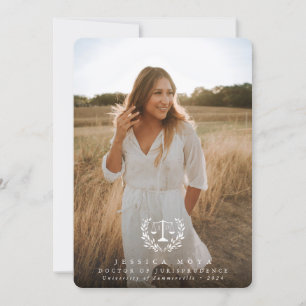 JD Law Scales+Laurel Wreath White Overlay 2 Photo Announcement