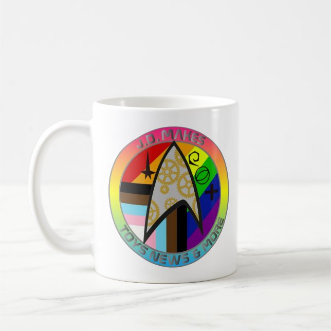 JD Makes Channel Logo  Coffee Mug (Left)