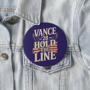 JD Vance 2028 America First Conservative 10 Cm Round Badge