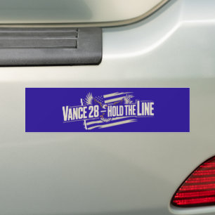 JD Vance 2028 America First Conservative Bumper Sticker