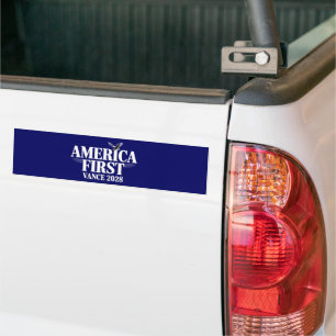 JD Vance 2028 America First Conservative Bumper Sticker