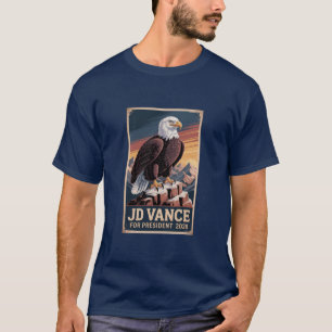 JD Vance 2028 America First Conservative Tee