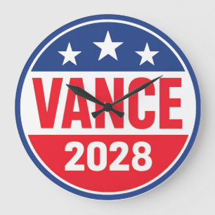 JD Vance 2028 Large Clock