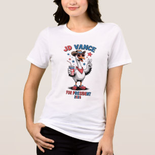 JD Vance July 4 America 250 Goose Patriotic  Tri-Blend Shirt
