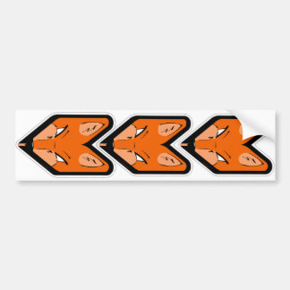 JDM Fox Badge Bumper Sticker
