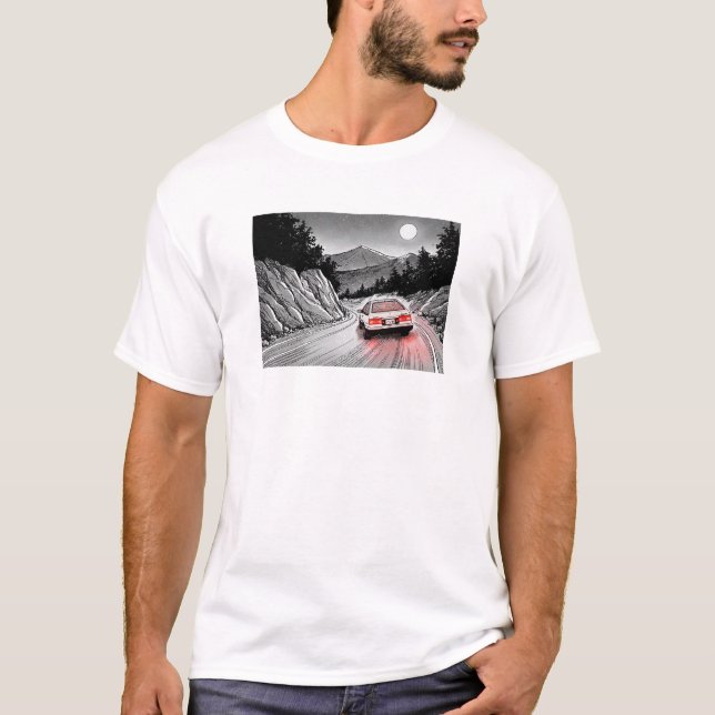 JDM Panda Manga Style Mountain Drift T-Shirt (Front)
