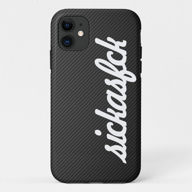 JDM sickasfck faux Carbon Fibre Case-Mate iPhone Case (Back)