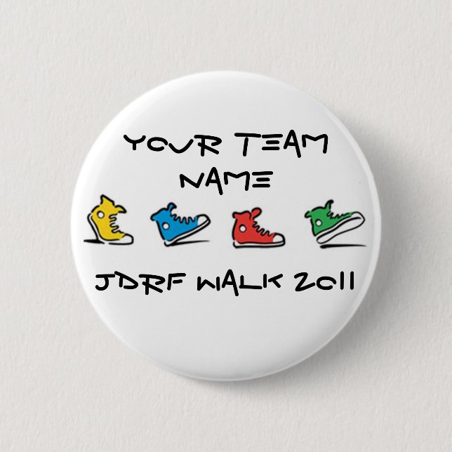JDRF Walk 2011 Button (Front)