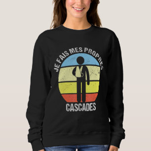 Je Fais Mes Own Cascades Bon Recovery Broken Arm Sweatshirt
