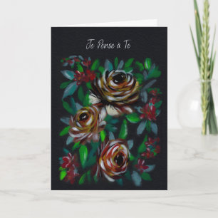 Je Pense à Toi Thinking of You Card