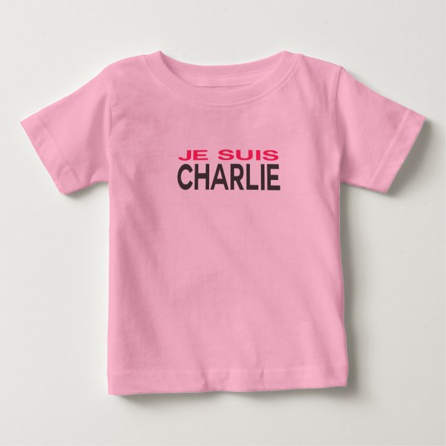 Je Suis Charlie Baby T-Shirt (Front)