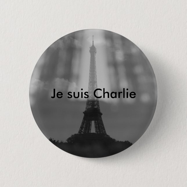 Je Suis Charlie Button (Front)