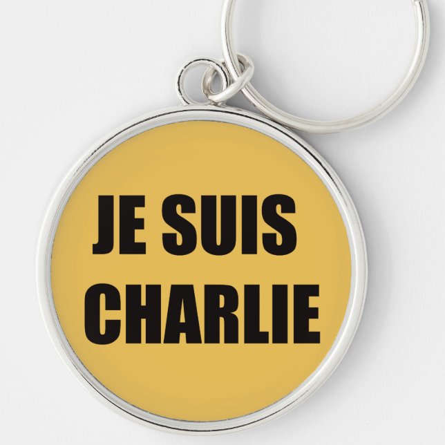 JE SUIS CHARLIE KEY RING (Front)