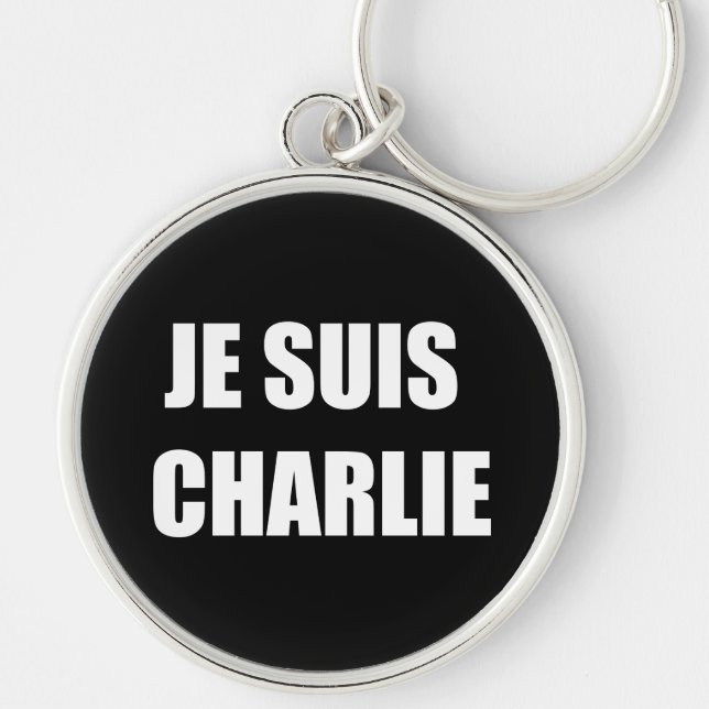 JE SUIS CHARLIE KEY RING (Front)