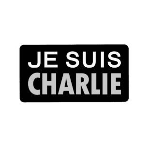 JE SUIS CHARLIE - national unity people Label